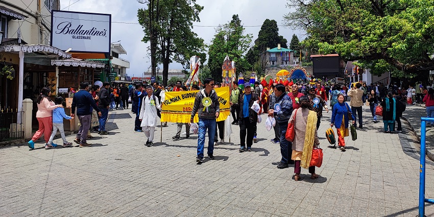An image of the Buddha Purnima celebration, one of the best festivals in May in India.