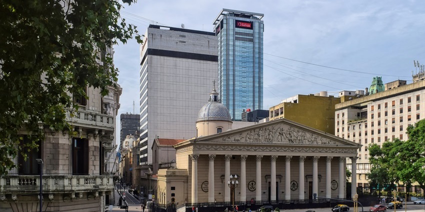 Buenos Aires Metropolitan Cathedral with grand facade and neoclassical architecture