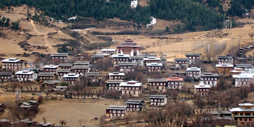 An image of a brewery which looks similar to the Bumthang brewery in Bumthang.