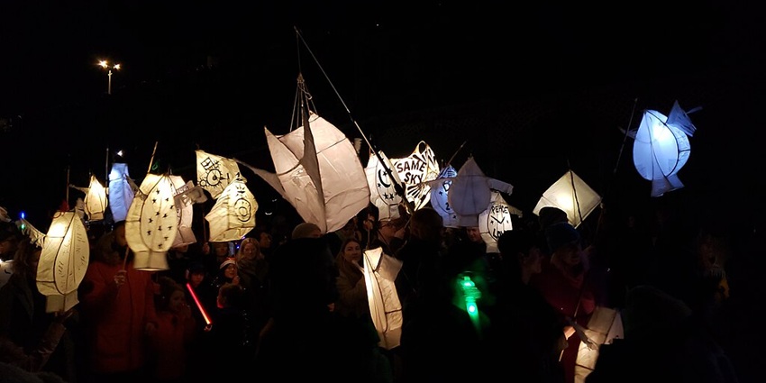 Burning the Clocks is one of the most unique festivals in December, lighting up Brighton