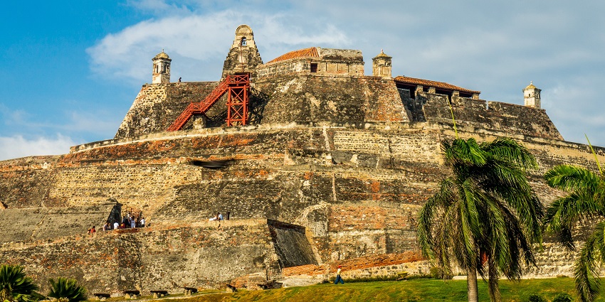 The historic Castillo San Felipe, a popular site for fort treks in Central America.
