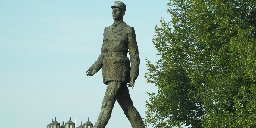 Charles de Gaulle statue, inspires remembrance of wartime valour at this presidential museum