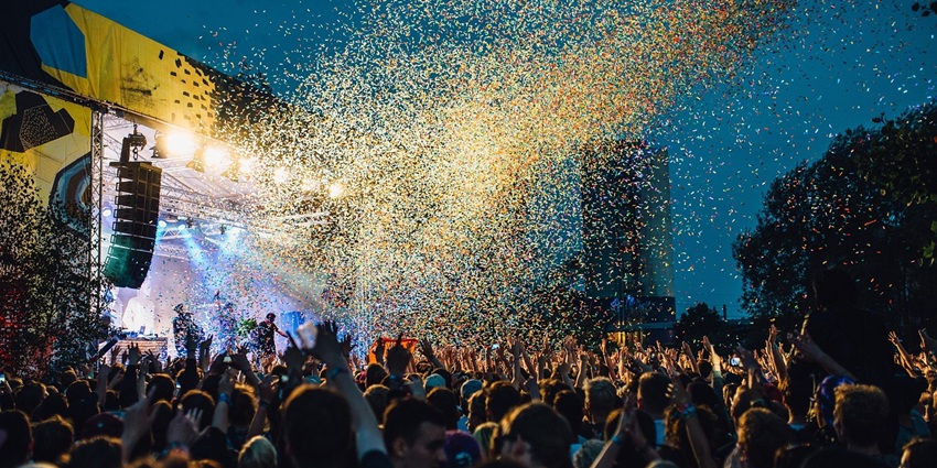 An image showing a view of the Chennai music festival, a famous festival in winter in India