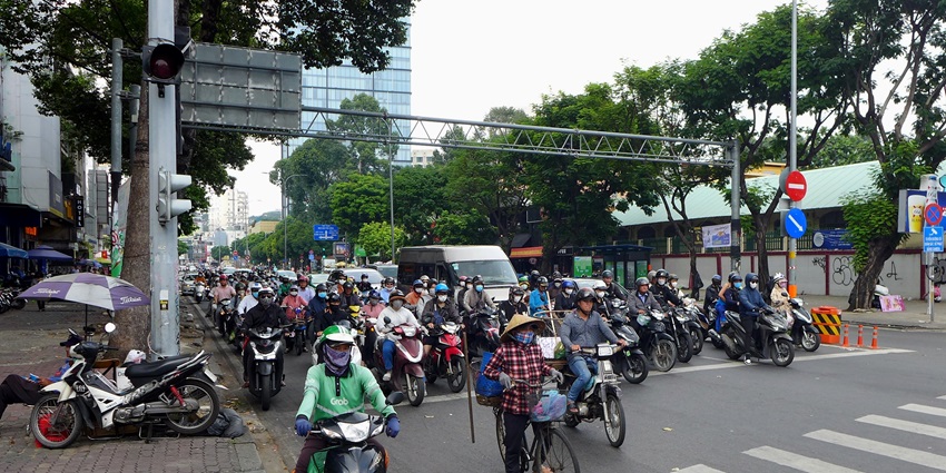 One of the most fun and romantic things to do in Ho Chi Minh is to enjoy a scooter ride