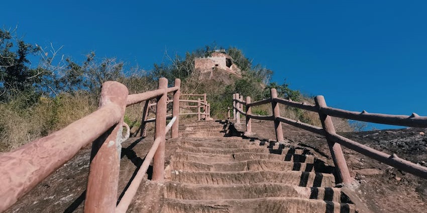Take on the challenge of climbing 1,260 steps to the summit of Tiger cave temple
