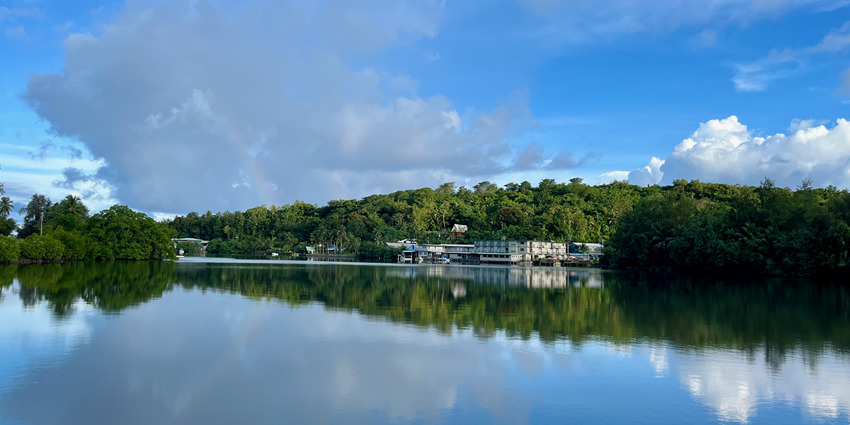 An image of a scenic view of Colonia, one of the most stunning places to visit in Yap.