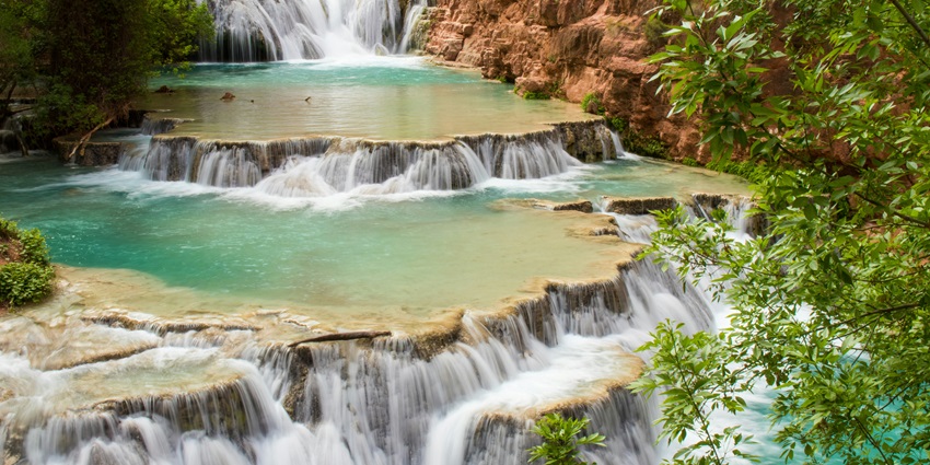 Scenic view of the Concord Falls, one of the beautiful places to visit in Grenada.