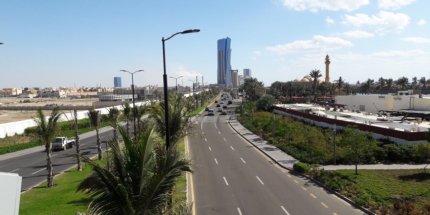 Scenic views along Corniche Road, a waterfront promenade perfect for a relaxing stroll