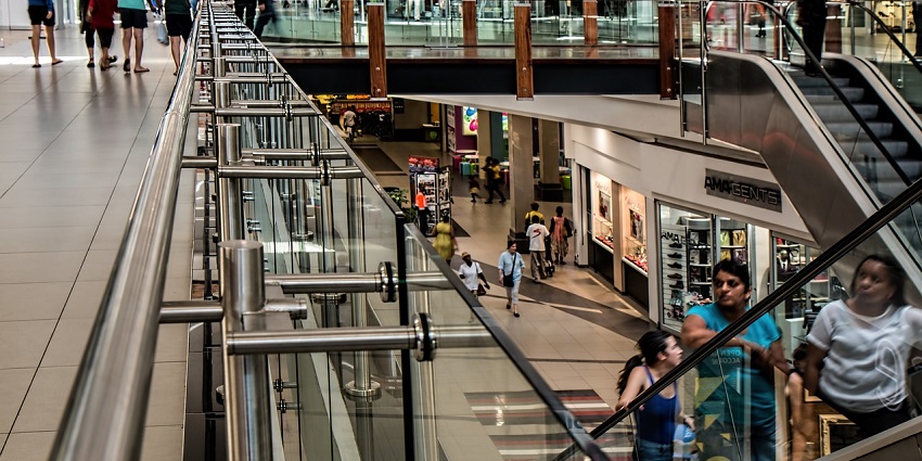 An image resembling the DLF Mall of India in Noida, one of the biggest shopping malls in India