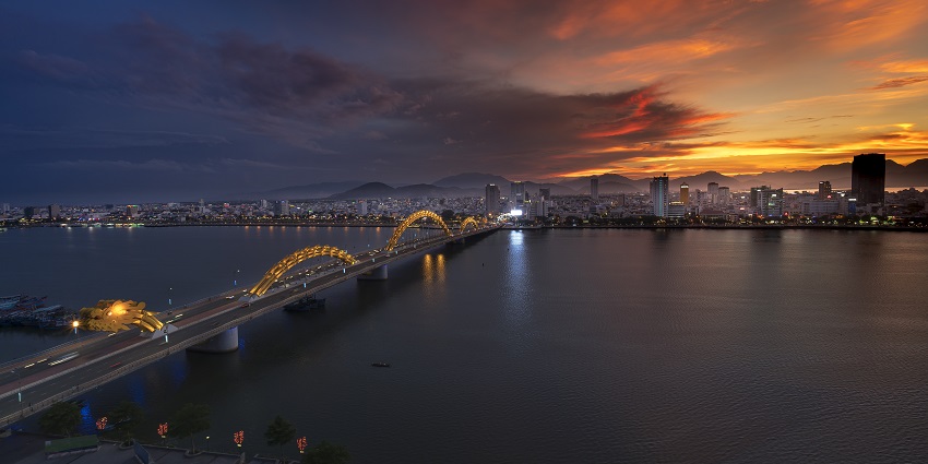 An image of Da Nang, one of the popular places to visit near My Son Sanctuary Vietnam