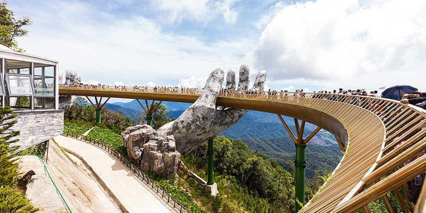 An image showing a view of Da Nang, one of the best places to visit in Vietnam in July.