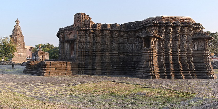 An image of one of the major temples near Crater Lake in India, the Daitya Sudan Temple.