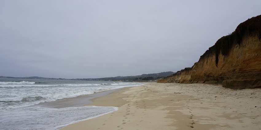 A quaint view of Death Valley Beach, USA, one of the hottest beaches in the world.