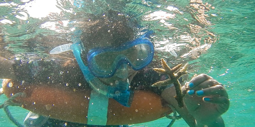 A famous destination for diving and snorkeling in Fujairah with coral reefs and diverse marine species.