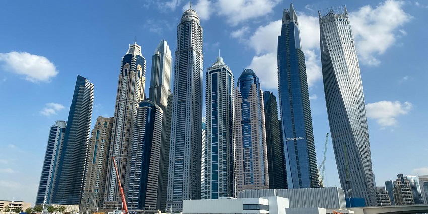 Enjoy luxury yachts and skyscraper views at the vibrant Dubai Marina, a modern paradise.