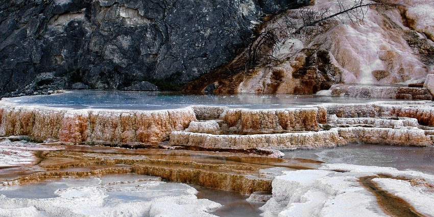 Duer Hot Springs has warm mineral pools and mountain scenery.