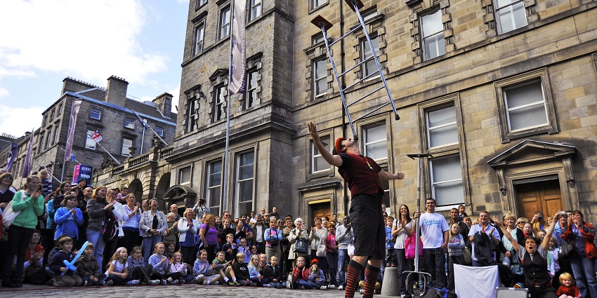 Edinburgh Festival Fringe is among the most popular festivals in Europe to visit