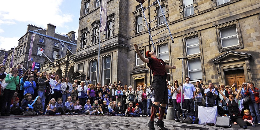 Shantify performed at Edinburgh Festival Fringe(Scotland), a famous festival in August