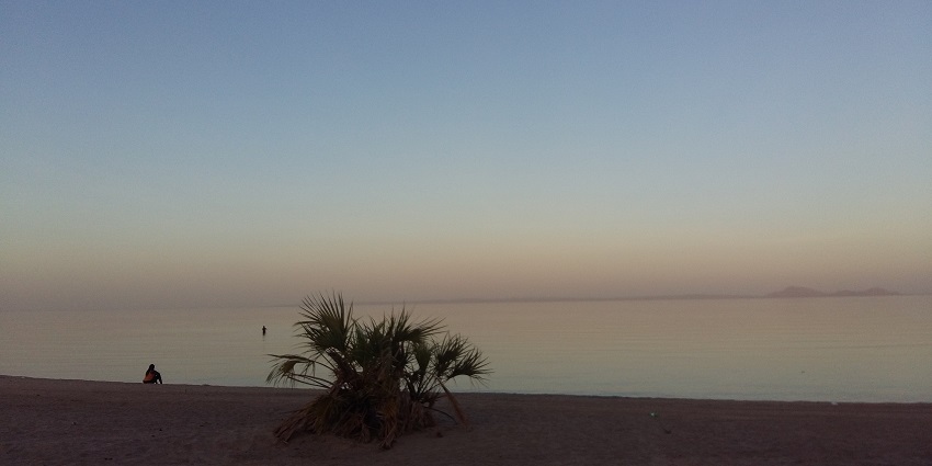 Serene view of Eliye Springs at Lake Turkana with pristine beaches and clear waters