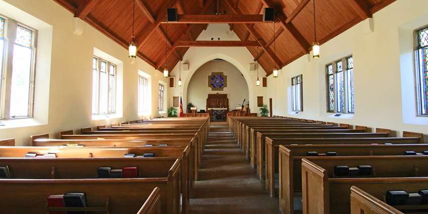 A view of the Emirates Baptist Church International, one of the top churches in Dubai.