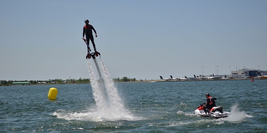 Experience thrilling water sports and adrenaline-pumping action in Kuta beach in Bali.