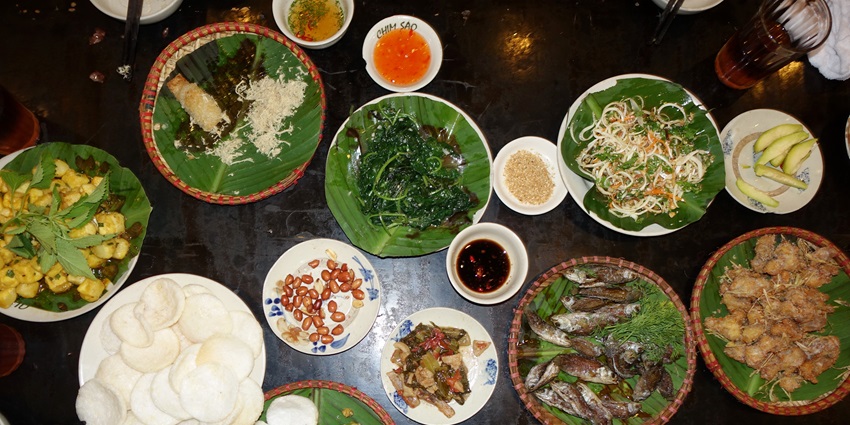 Indulge in the delicious Vietnamese cuisines, one of the things to do in Hanoi