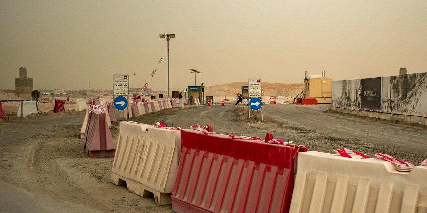 Dubai Creek Tower site, highlighting future marvels and things to do in Dubai Creek.