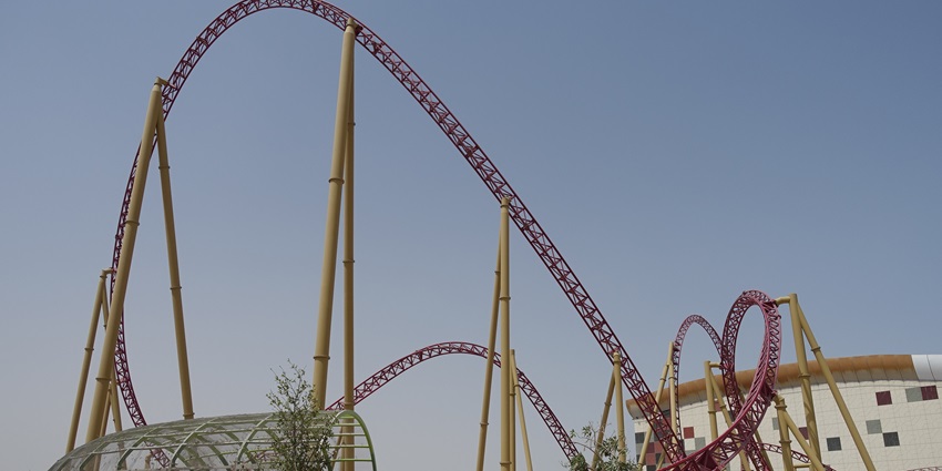 Image of Velociraptor at IMG Worlds Of Adventure - on eof the best things to do in Dubai in summer