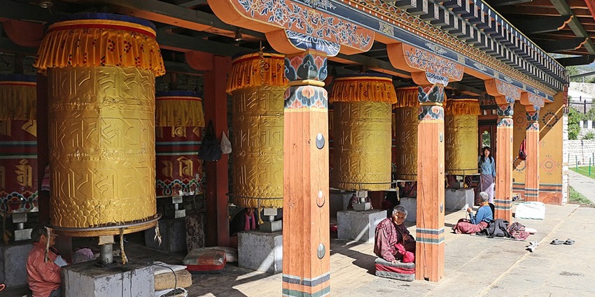 Immerse yourself in the local culture at this gate on Bhutan border