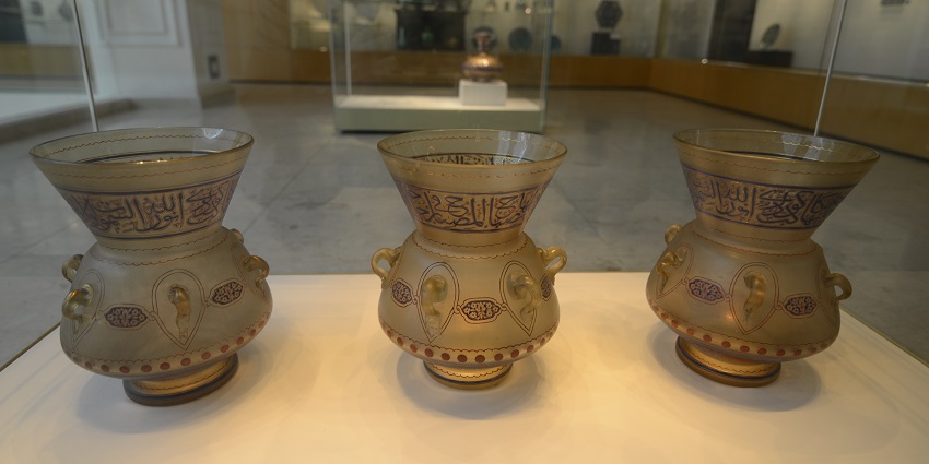 Artifacts at the Islamic Museum of Arts in Malaysia.