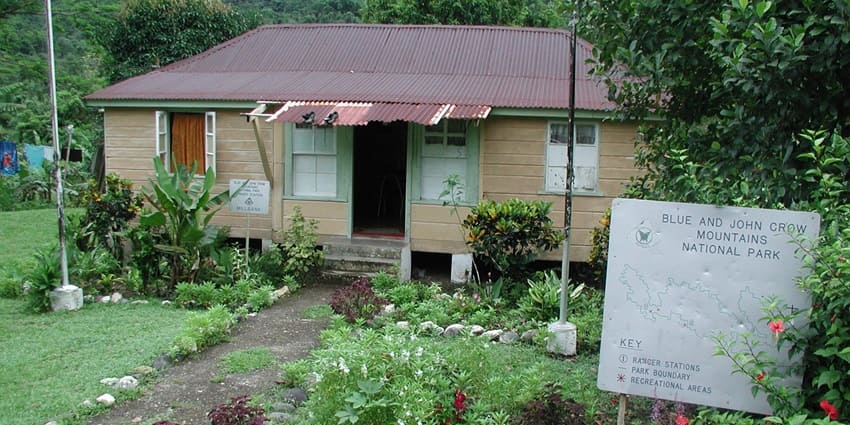 An image of the John Crow Mountain ranger station, one of the things to see in Port Antonio, Jamaica.