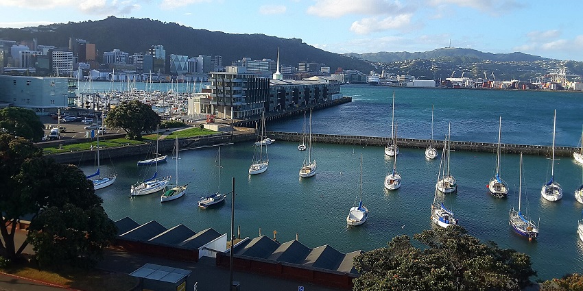 An image of the Wellington Waterfront, one of the top things to see in New Zealand.