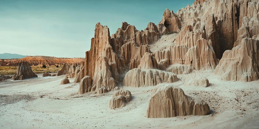 View of the big limestones in the Grand Tsingy inside the national park