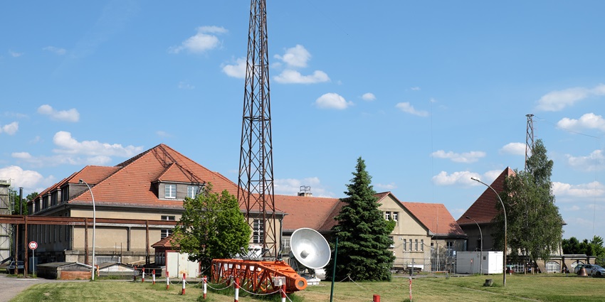A view of Funkerberg Radio Station Museum, a hotspot near the only airport in Berlin.
