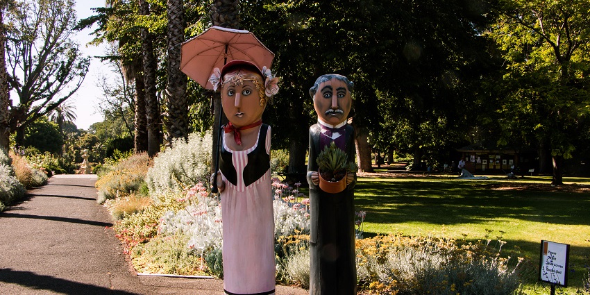 A lush view of Geelong Botanic Gardens, one of the best places to visit in Geelong.