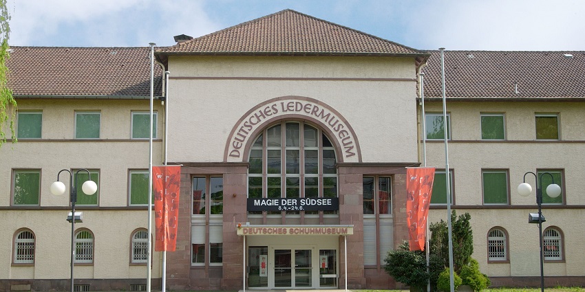 An image showing a view of the German Leather Museum, a famous leather museum in Germany.