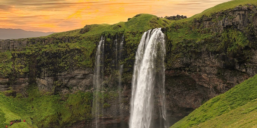 An image resembling Somerset Falls, one of the popular things to see in Port Antonio, Jamaica.