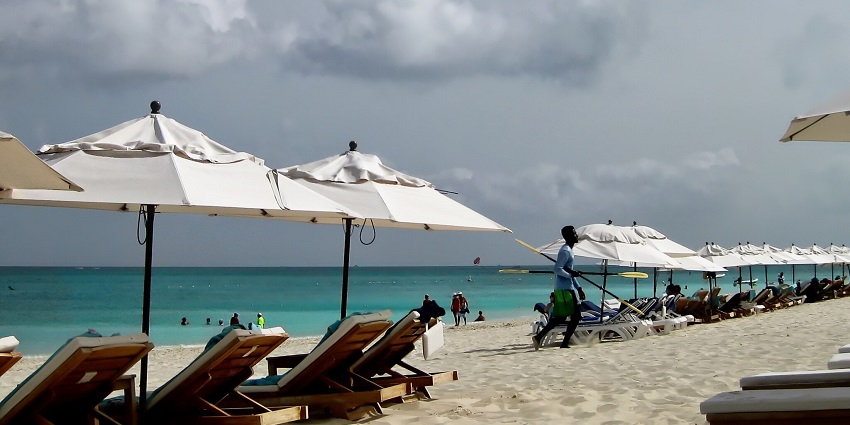Grace Bay is among the top bikini beaches in the world with powdery white sand and crystal-clear turquoise waters.