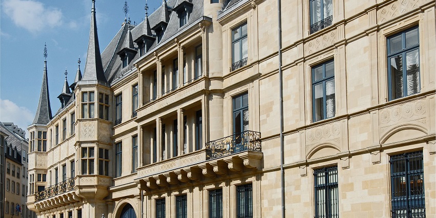 Grand Ducal Palace of Luxembourg is standing elegantly, showcasing ornate architecture.