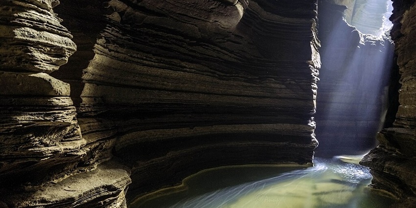 The serene cave over the Harpan River is one of the longest-explored caves in the world