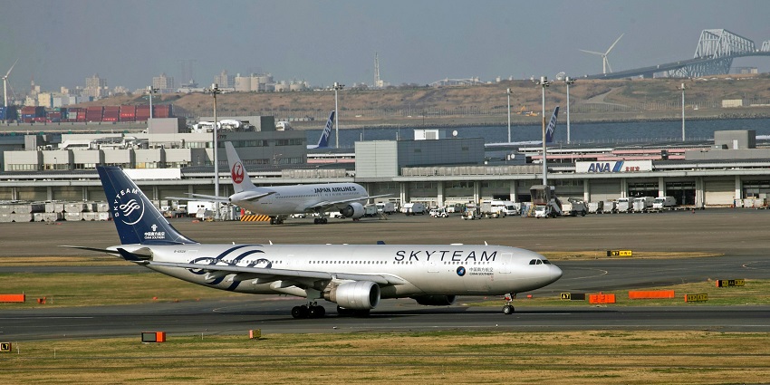 A huge welcoming billboard at the main entrance of London Heathrow Airport in Europe.
