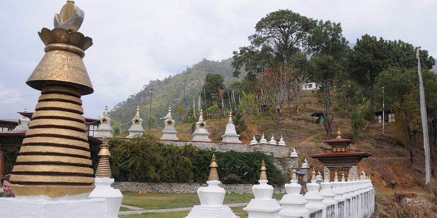 An image of Khamsum Yulley Namgyal Chorten, one of the popular things to see in Punakha.