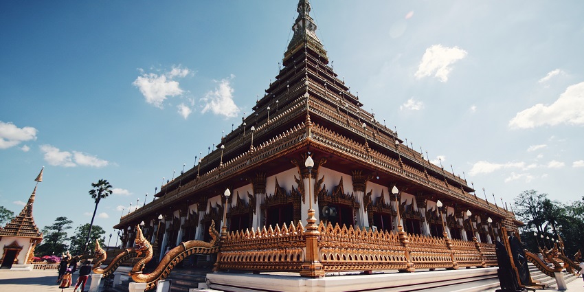 A historic landmark in Khon Kaen showcasing architectural brilliance and history.