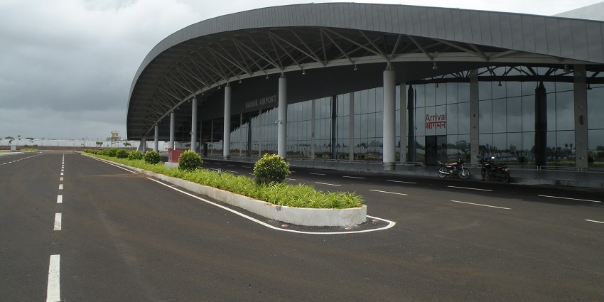 An image of the Nashik Airport, Maharashtra, India, the closest airport to Malegaon Fort