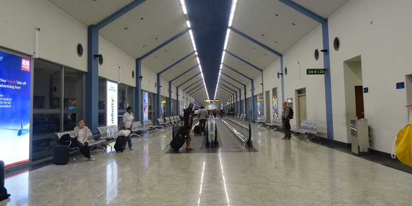 A view of the Bandaranaike International Airport near the Sinharaja Forest Reserve.
