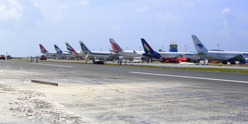 The main international airport in the Maldives is Male International Airport.