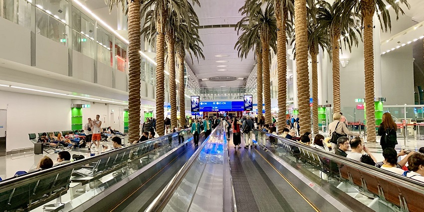 The Dubai International Airport offers luxury, efficiency, and global connectivity.