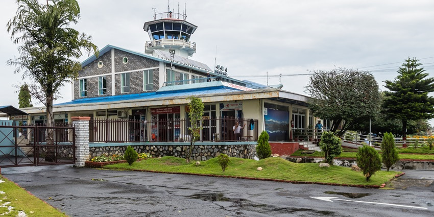 An image of Pokhara Airport which is the nearest airport to the Davis Fall, Nepal.