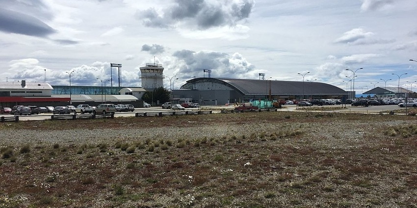 Presidente Carlos Ibáñez del Campo International Airport in Punta Arenas, Chile.