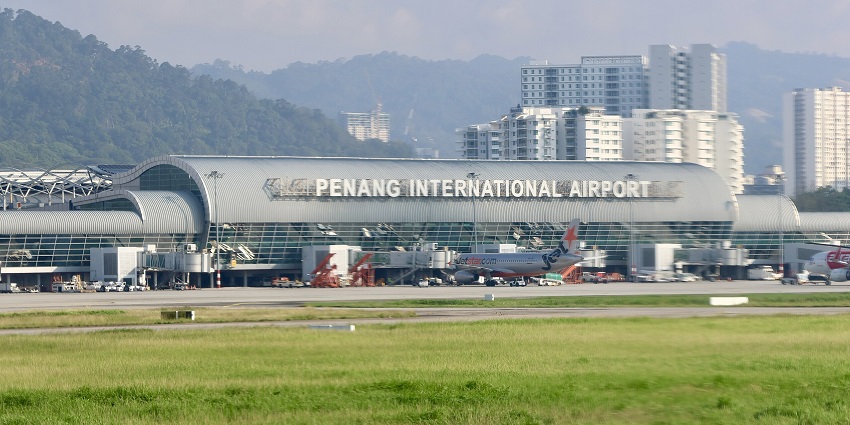 An image of the Penang International Airport, nearest airport to Gurney Plaza, Penang